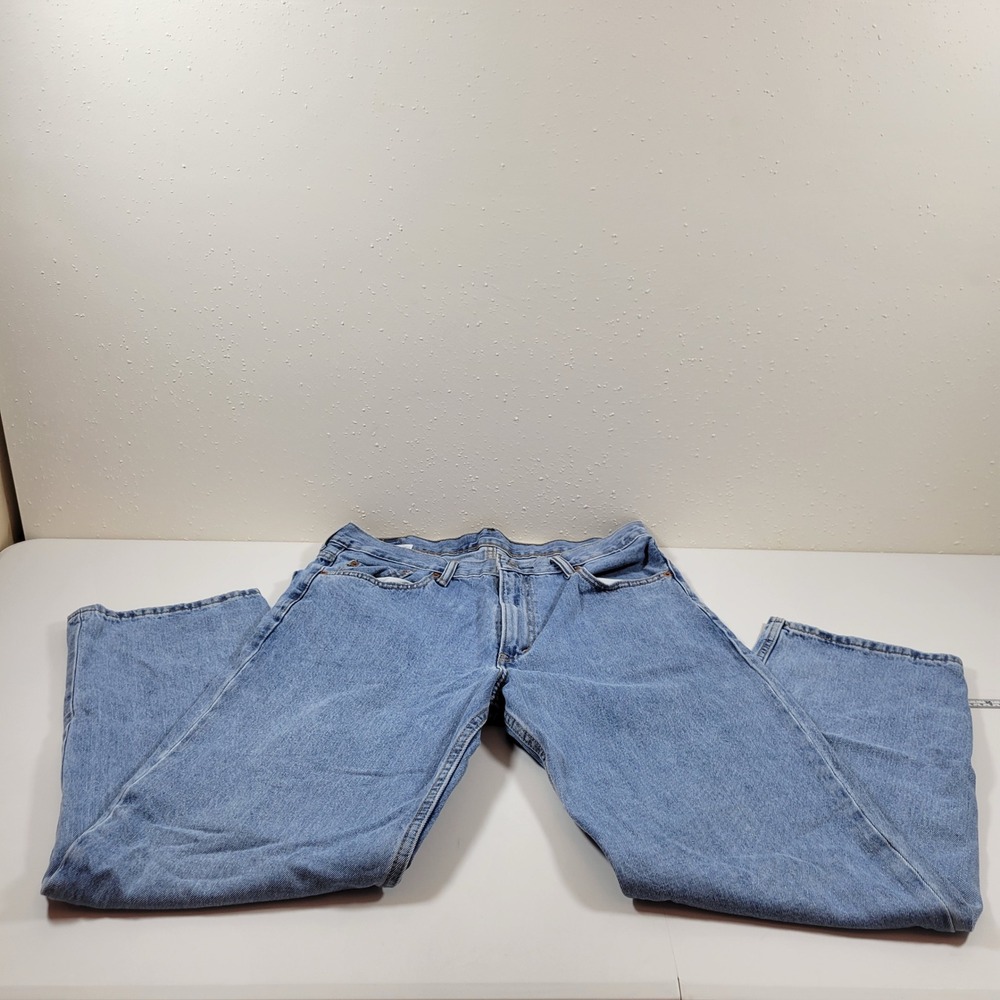 Levi's‎ 550 Relaxed Fit Jeans Mens 36x32 Blue Excellent Light Wash Denim